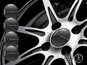 Lincoln Rim Stickers Car Edition Stylish Dome Logos